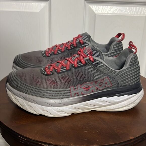 🔥🔥 HOKA ONE ONE BONDI 6 Running Shoes - Men Sz 10 - Good Condition 🔥🔥 - Picture 4 of 13